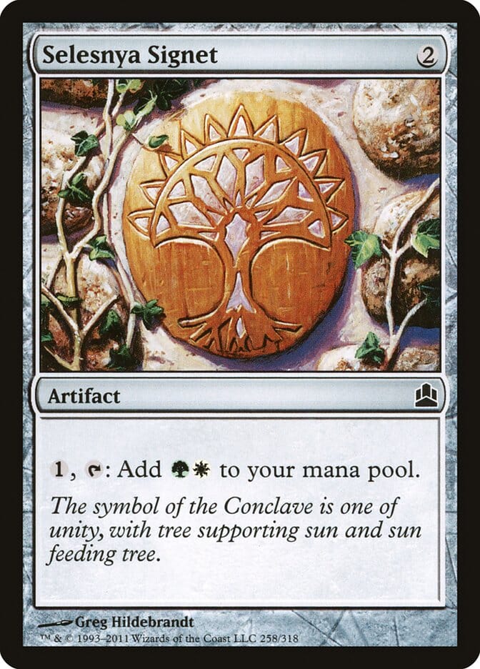 Selesnya Signet [Commander 2011] MTG Single Magic: The Gathering  | Multizone: Comics And Games