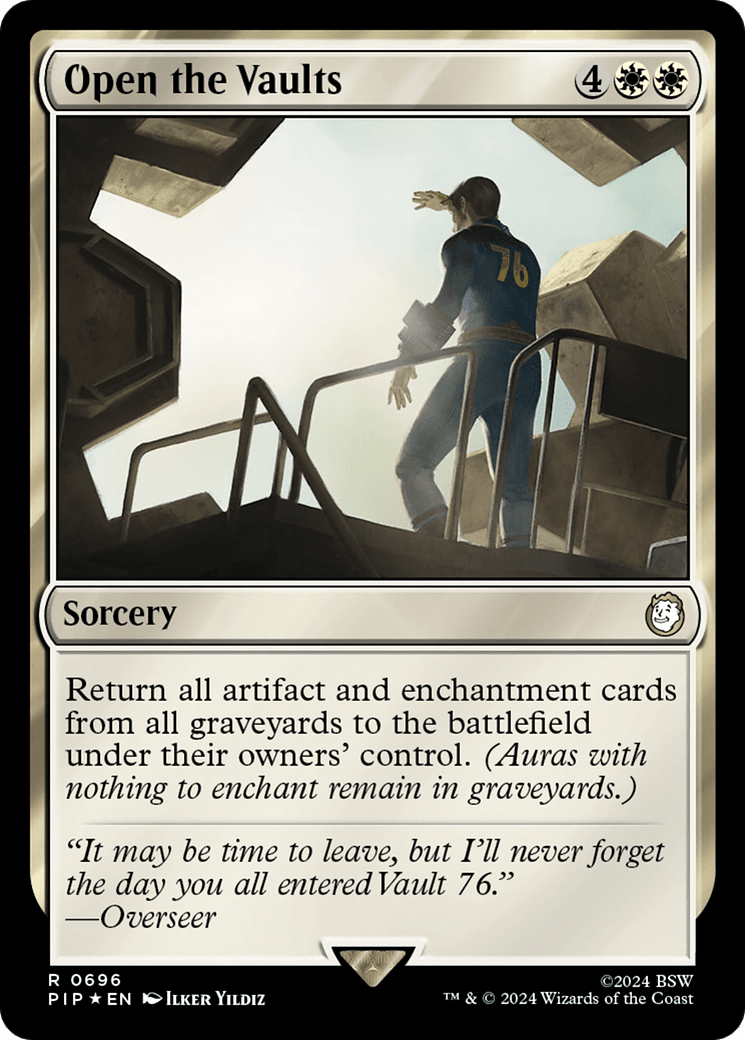 Open the Vaults (Surge Foil) [Fallout] MTG Single Magic: The Gathering  | Multizone: Comics And Games