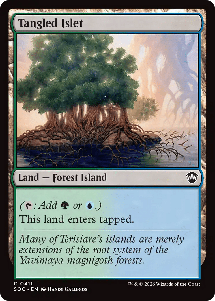 Tangled Islet [Secrets of Strixhaven Commander] MTG Single Magic: The Gathering  | Multizone: Comics And Games