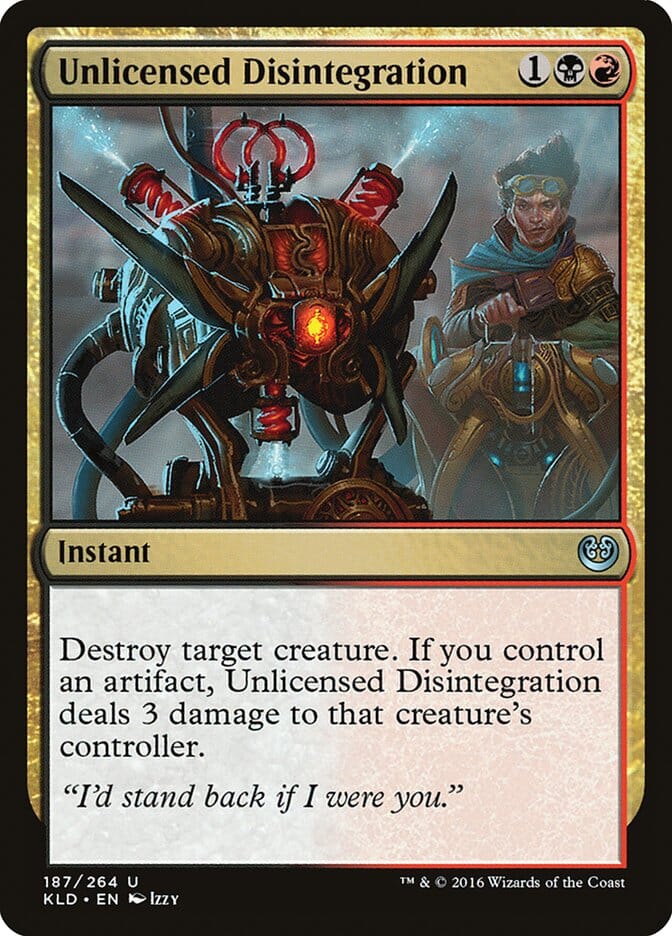 Unlicensed Disintegration [Kaladesh] MTG Single Magic: The Gathering  | Multizone: Comics And Games