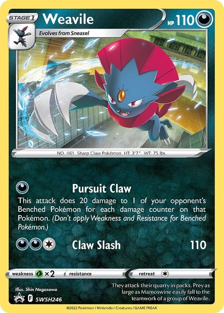 Weavile (SWSH246) [Sword & Shield: Black Star Promos] Pokemon Single Pokémon  | Multizone: Comics And Games