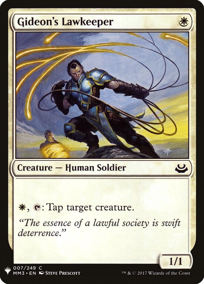 Gideon's Lawkeeper [Mystery Booster] MTG Single Magic: The Gathering  | Multizone: Comics And Games
