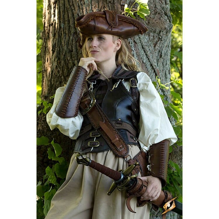 Squire Bracers - Medium Brown Larp gear Calimacil  | Multizone: Comics And Games