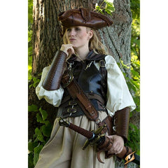 Squire Bracers - Medium Brown Larp gear Calimacil  | Multizone: Comics And Games