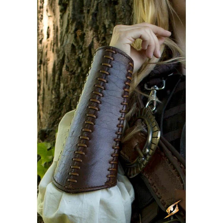 Squire Bracers - Medium Brown Larp gear Calimacil  | Multizone: Comics And Games