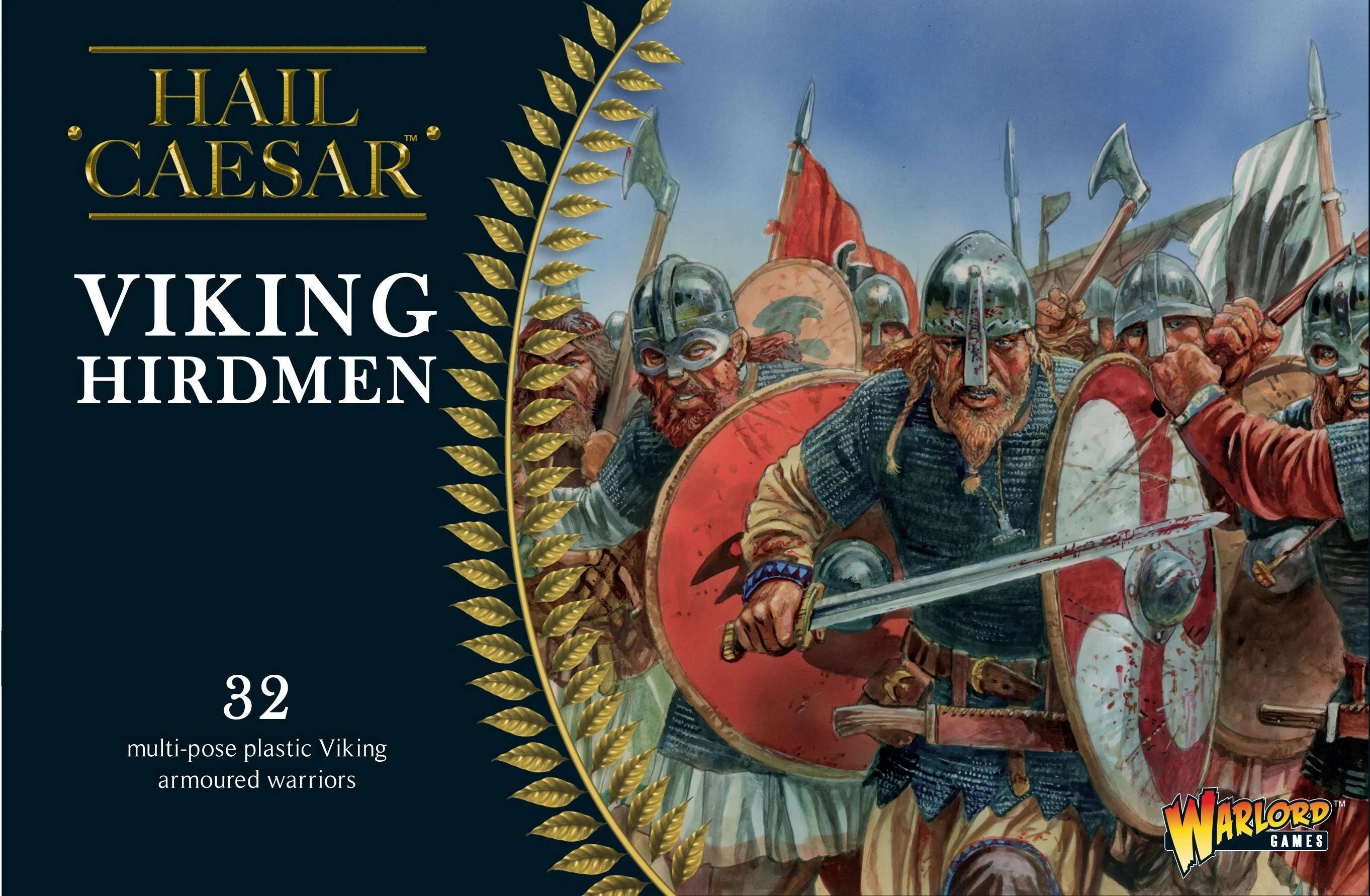 Hail Caesar: Viking Hirdmen Miniature Game Warlord Games  | Multizone: Comics And Games