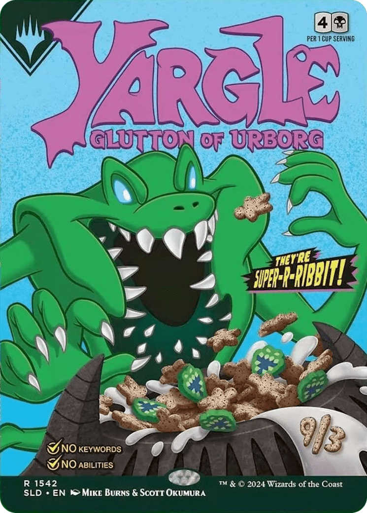 Yargle, Glutton of Urborg (Rainbow Foil) [Secret Lair Drop Series] MTG Single Magic: The Gathering  | Multizone: Comics And Games