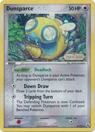 Dunsparce (31/92) (Stamped) [EX: Legend Maker] Pokemon Single Pokémon  | Multizone: Comics And Games