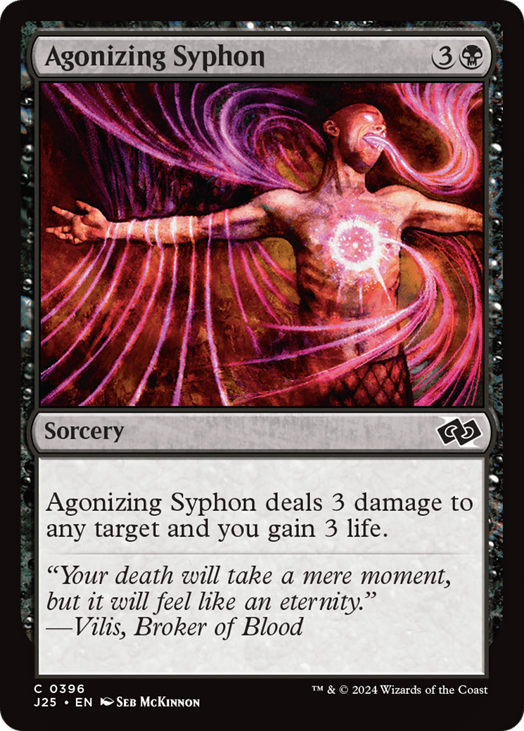Agonizing Syphon [Foundations Jumpstart] MTG Single Magic: The Gathering  | Multizone: Comics And Games