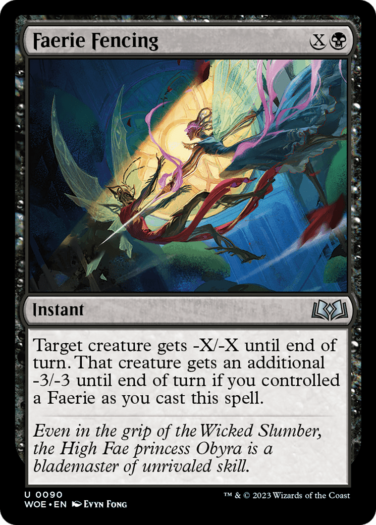 Faerie Fencing [Wilds of Eldraine] MTG Single Magic: The Gathering  | Multizone: Comics And Games