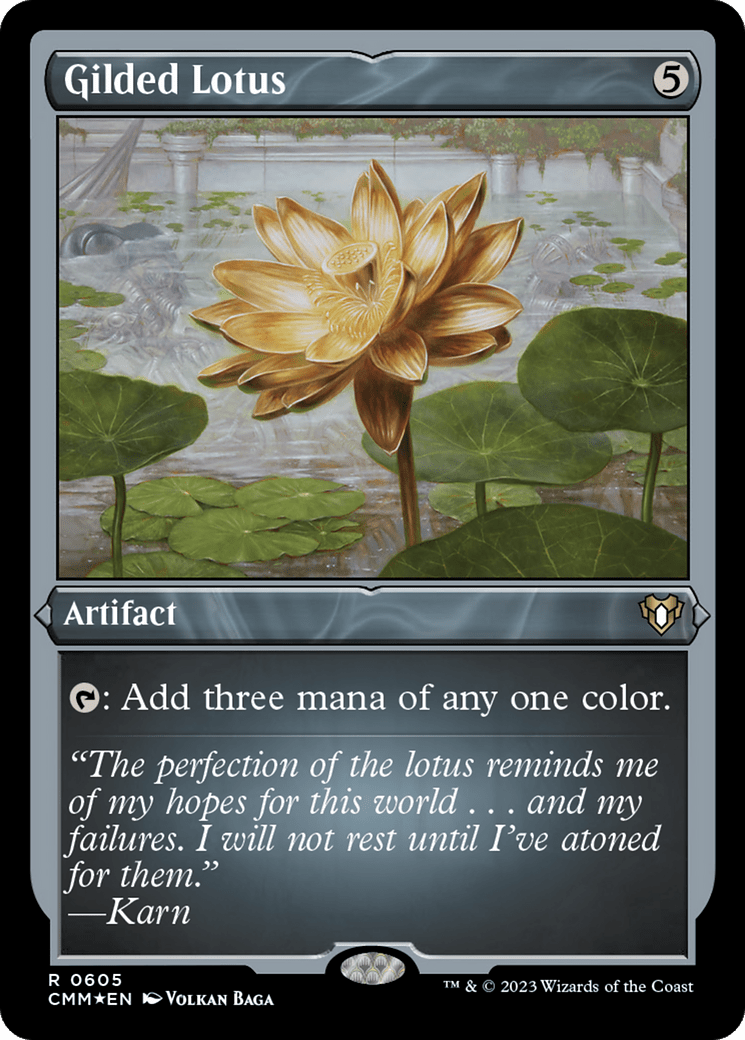 Gilded Lotus (Foil Etched) [Commander Masters] MTG Single Magic: The Gathering  | Multizone: Comics And Games