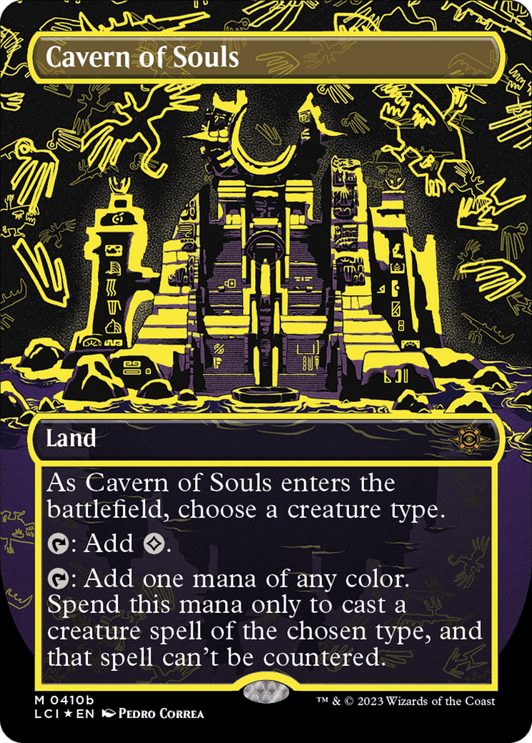 Cavern of Souls (0410b) (Borderless) [The Lost Caverns of Ixalan] MTG Single Magic: The Gathering  | Multizone: Comics And Games