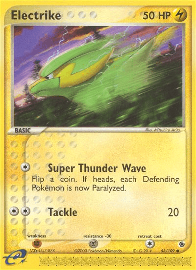 Electrike (53/109) [EX: Ruby & Sapphire] Pokemon Single Pokémon  | Multizone: Comics And Games