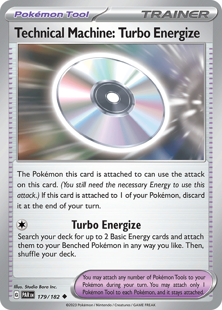 Technical Machine: Turbo Energize (179/182) [Scarlet & Violet: Paradox Rift] Pokemon Single Pokémon  | Multizone: Comics And Games