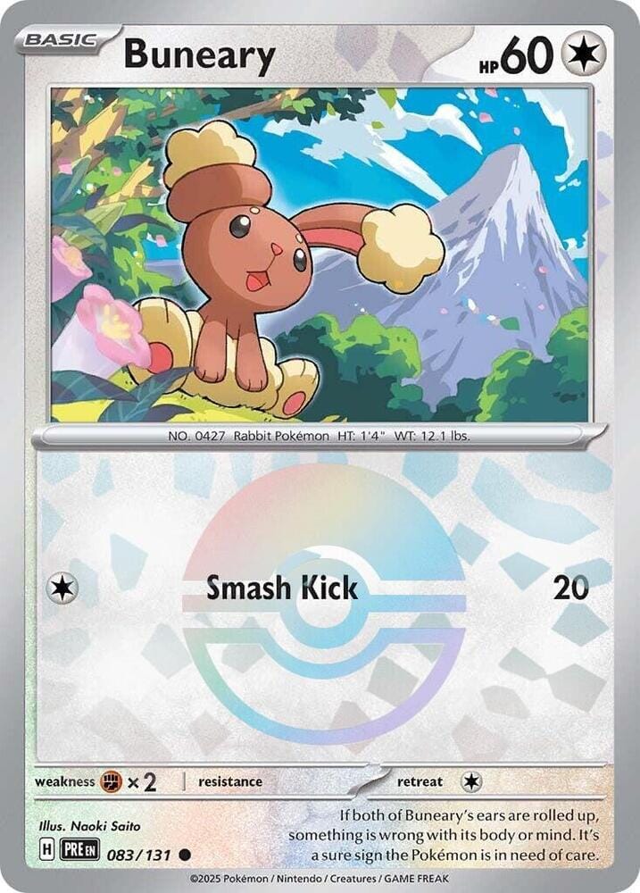 Buneary (083/131) (Poke Ball Pattern) [Scarlet & Violet: Prismatic Evolutions] Pokemon Single Pokémon  | Multizone: Comics And Games