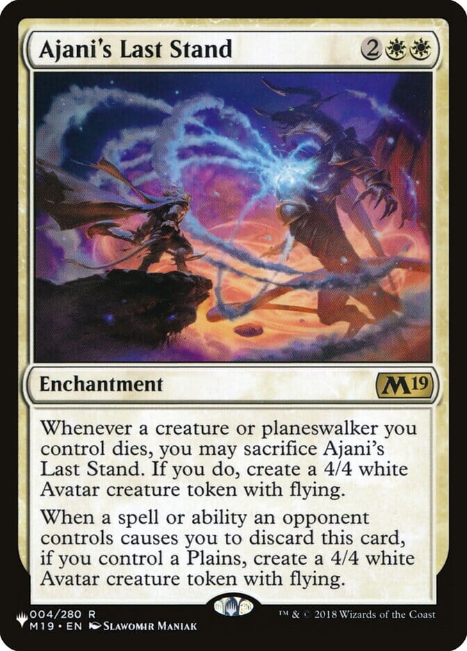 Ajani's Last Stand [The List] MTG Single Magic: The Gathering  | Multizone: Comics And Games