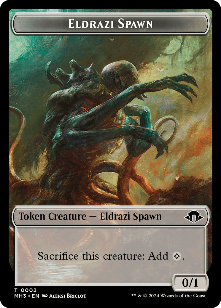 Eldrazi Spawn Token [Modern Horizons 3 Tokens] MTG Single Magic: The Gathering  | Multizone: Comics And Games