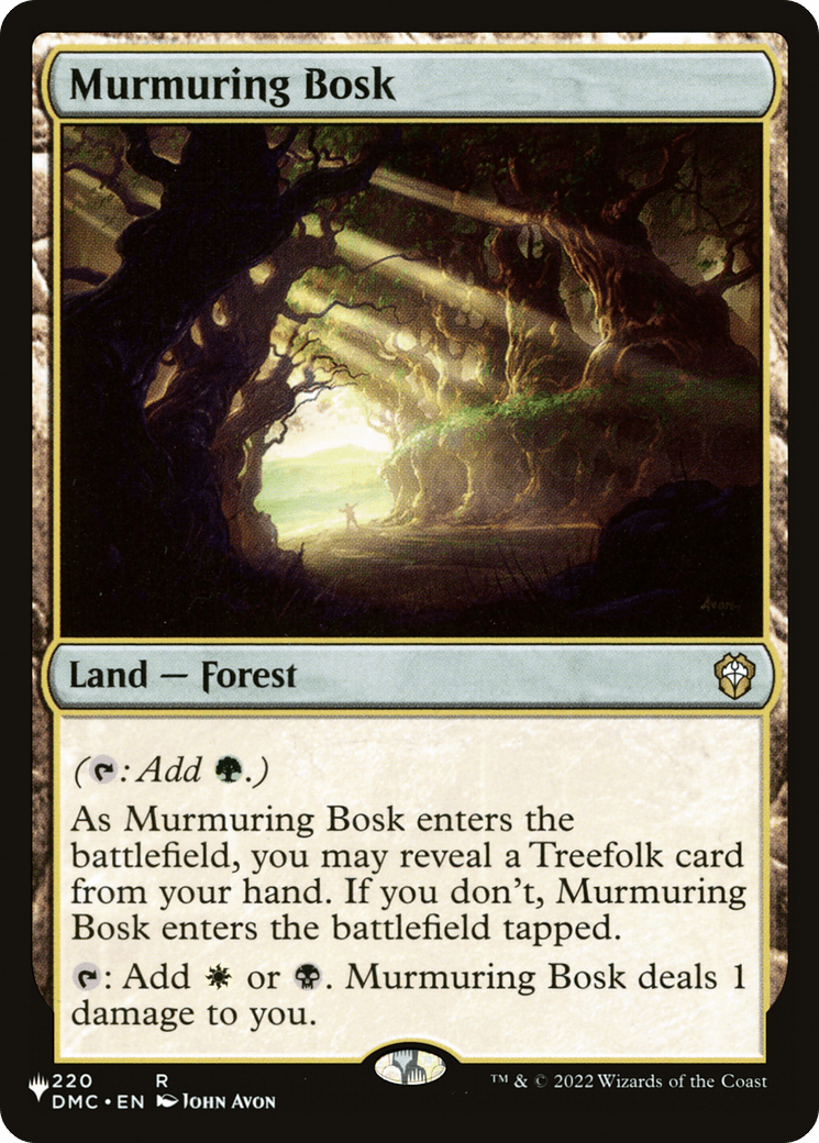 Murmuring Bosk (DMC) [The List] MTG Single Magic: The Gathering  | Multizone: Comics And Games