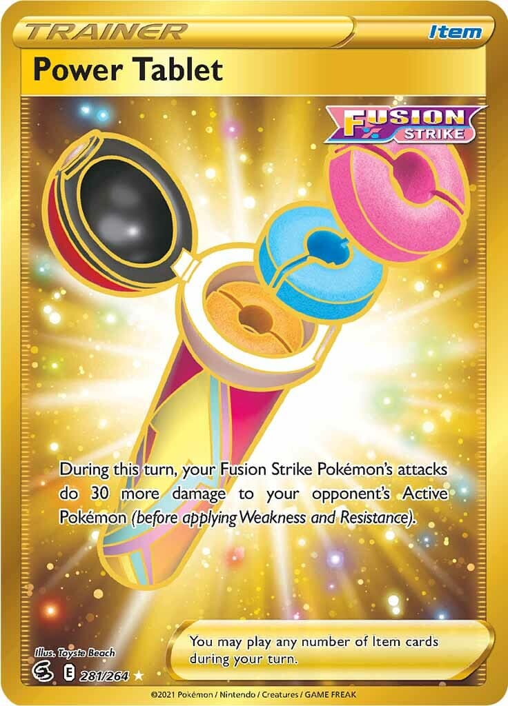 Power Tablet (281/264) [Sword & Shield: Fusion Strike] Pokemon Single Pokémon  | Multizone: Comics And Games