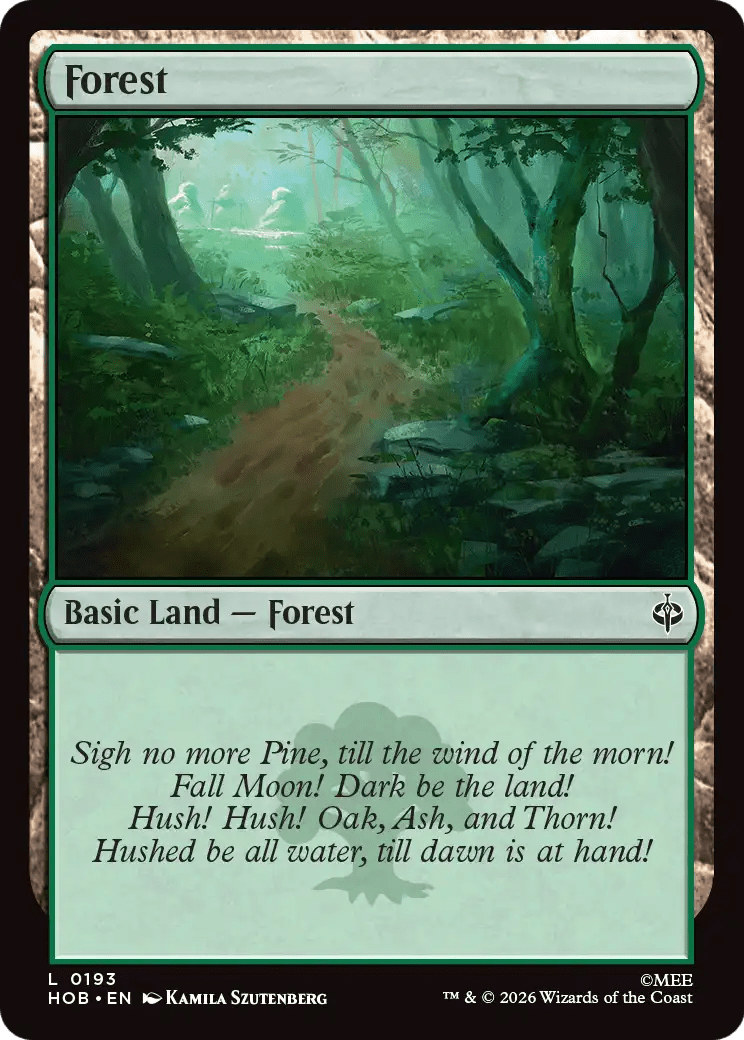 Forest (0193) [The Hobbit] MTG Single Magic: The Gathering  | Multizone: Comics And Games