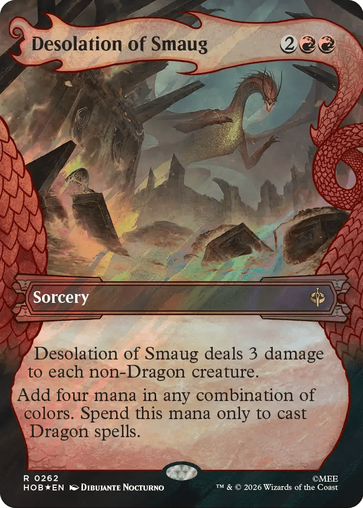 Desolation of Smaug (Showcase) (Surge Foil) [The Hobbit] MTG Single Magic: The Gathering  | Multizone: Comics And Games