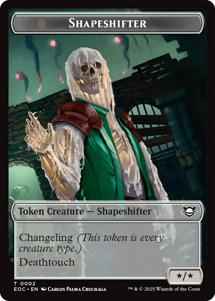 Shapeshifter // Golem (0013) Double-Sided Token [Edge of Eternities Commander Tokens] MTG Single Magic: The Gathering  | Multizone: Comics And Games