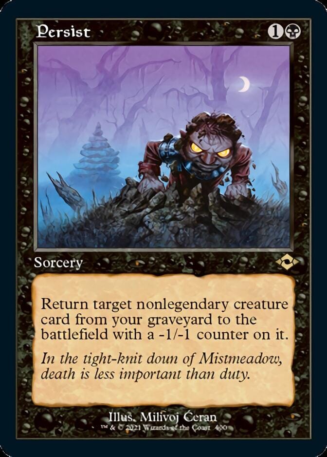 Persist (Retro Foil Etched) [Modern Horizons 2] MTG Single Magic: The Gathering  | Multizone: Comics And Games