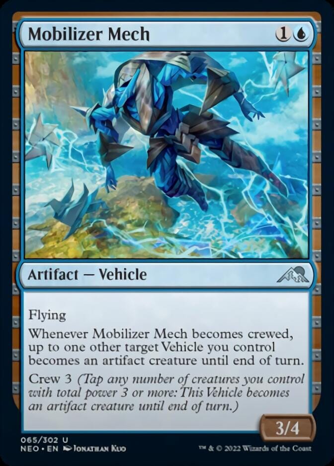 Mobilizer Mech [Kamigawa: Neon Dynasty] MTG Single Magic: The Gathering  | Multizone: Comics And Games