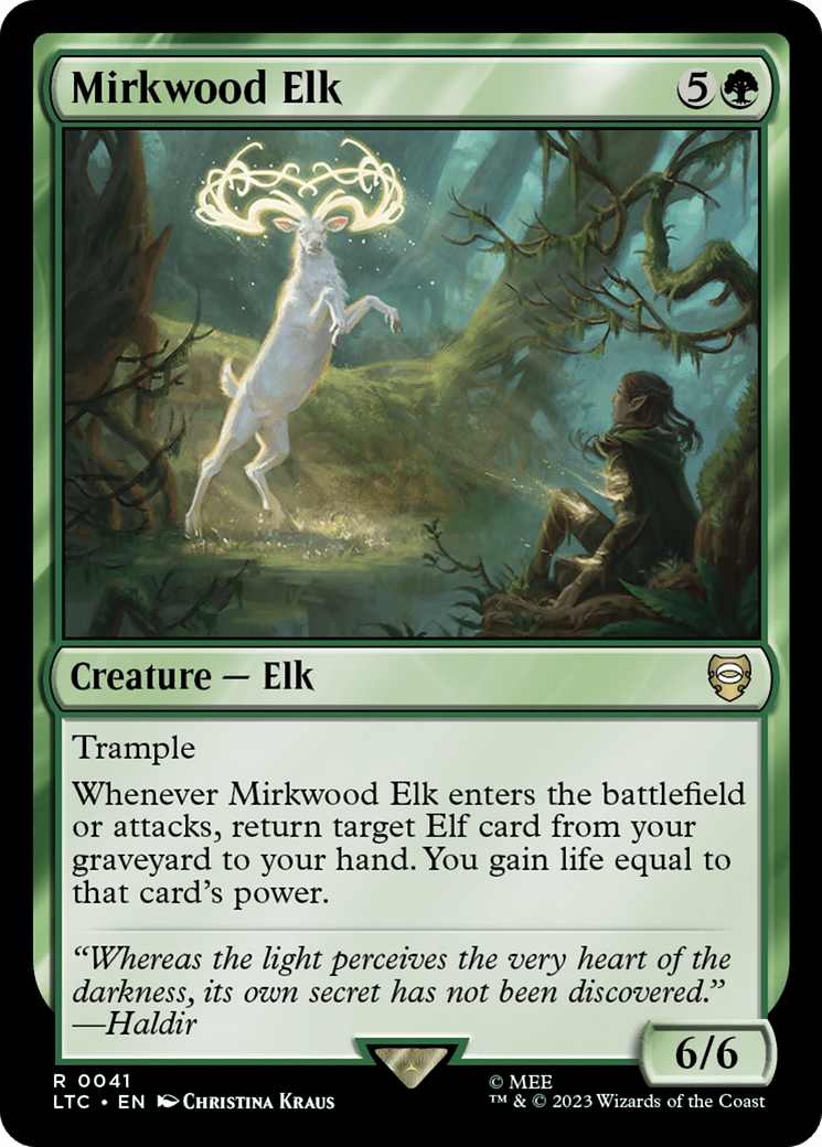 Mirkwood Elk [The Lord of the Rings: Tales of Middle-Earth Commander] MTG Single Magic: The Gathering  | Multizone: Comics And Games