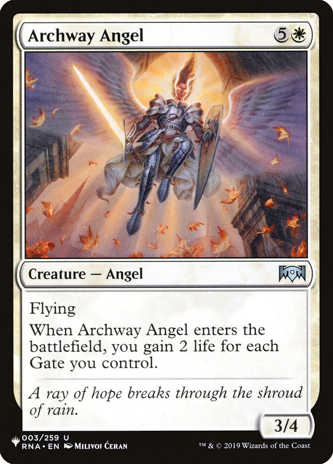 Archway Angel [The List] | Multizone: Comics And Games