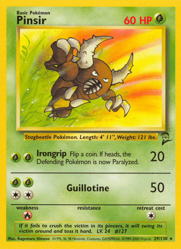 Pinsir (29/130) [Base Set 2] Pokemon Single Pokémon  | Multizone: Comics And Games