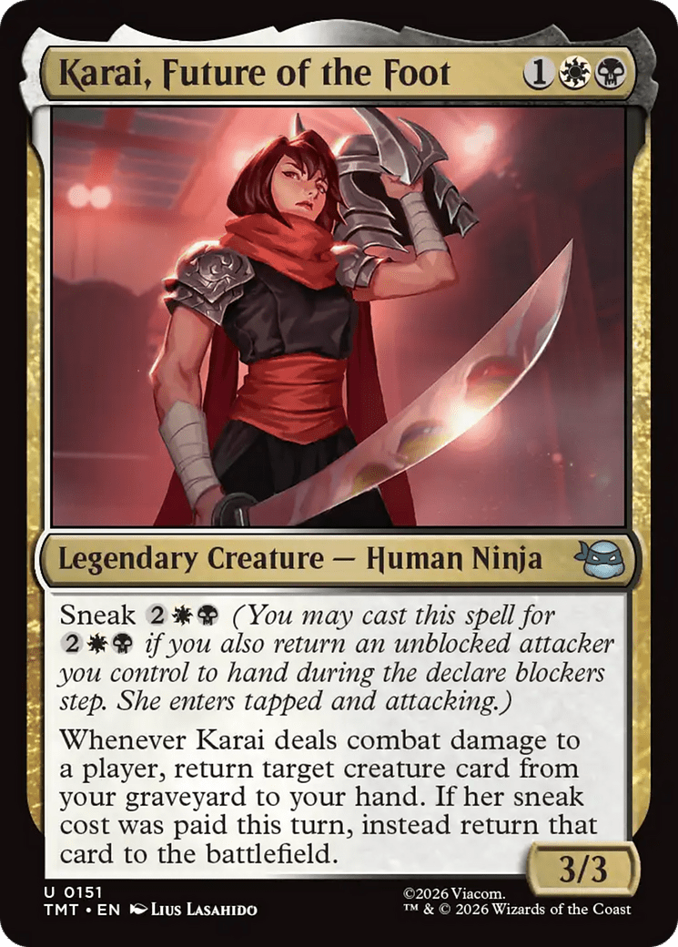 Karai, Future of the Foot [Teenage Mutant Ninja Turtles] MTG Single Magic: The Gathering  | Multizone: Comics And Games