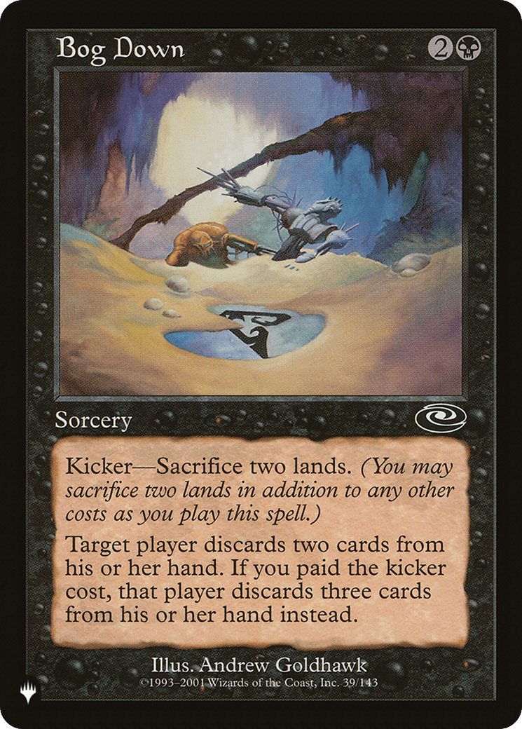Bog Down [The List] MTG Single Magic: The Gathering  | Multizone: Comics And Games