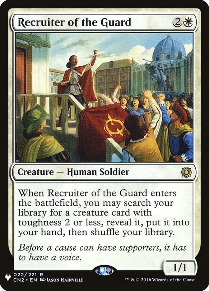 Recruiter of the Guard [Mystery Booster] MTG Single Magic: The Gathering  | Multizone: Comics And Games