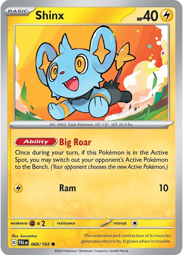 Shinx (068/193) [Scarlet & Violet: Paldea Evolved] Pokemon Single Pokémon  | Multizone: Comics And Games