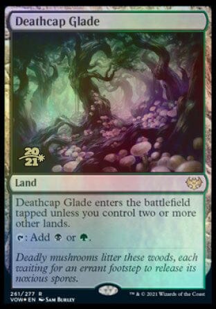 Deathcap Glade [Innistrad: Crimson Vow Prerelease Promos] MTG Single Magic: The Gathering  | Multizone: Comics And Games