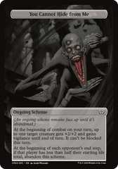 You Cannot Hide from Me (Full Art) [Duskmourn: Archenemy] MTG Single Magic: The Gathering  | Multizone: Comics And Games
