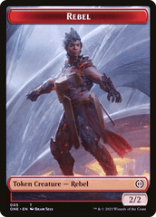 Rebel // Phyrexian Beast Double-Sided Token [Phyrexia: All Will Be One Tokens] MTG Single Magic: The Gathering  | Multizone: Comics And Games