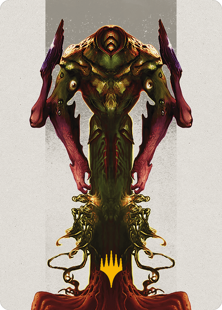 Kozilek, the Broken Reality Art Card (Gold-Stamped Planeswalker Symbol) [Modern Horizons 3 Art Series] MTG Single Magic: The Gathering  | Multizone: Comics And Games