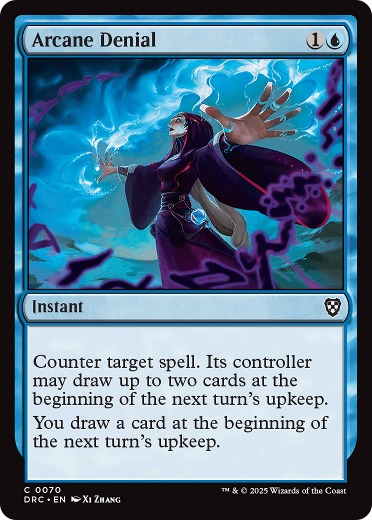 Arcane Denial [Aetherdrift Commander] MTG Single Magic: The Gathering  | Multizone: Comics And Games