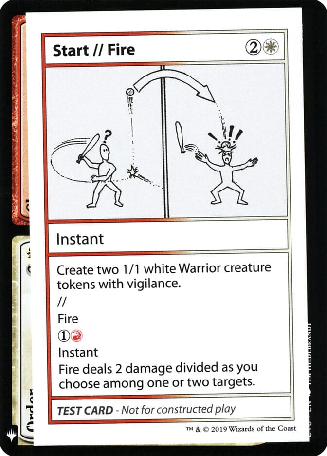 Start // Fire [Mystery Booster Playtest Cards] MTG Single Magic: The Gathering  | Multizone: Comics And Games