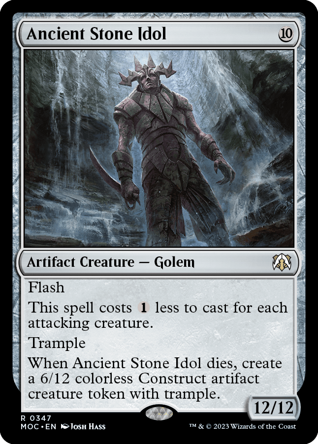 Ancient Stone Idol [March of the Machine Commander] MTG Single Magic: The Gathering  | Multizone: Comics And Games