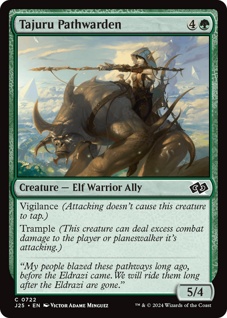 Tajuru Pathwarden [Foundations Jumpstart] MTG Single Magic: The Gathering  | Multizone: Comics And Games