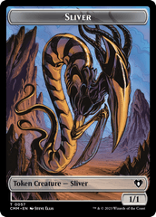 Copy (54) // Sliver Double-Sided Token [Commander Masters Tokens] MTG Single Magic: The Gathering  | Multizone: Comics And Games