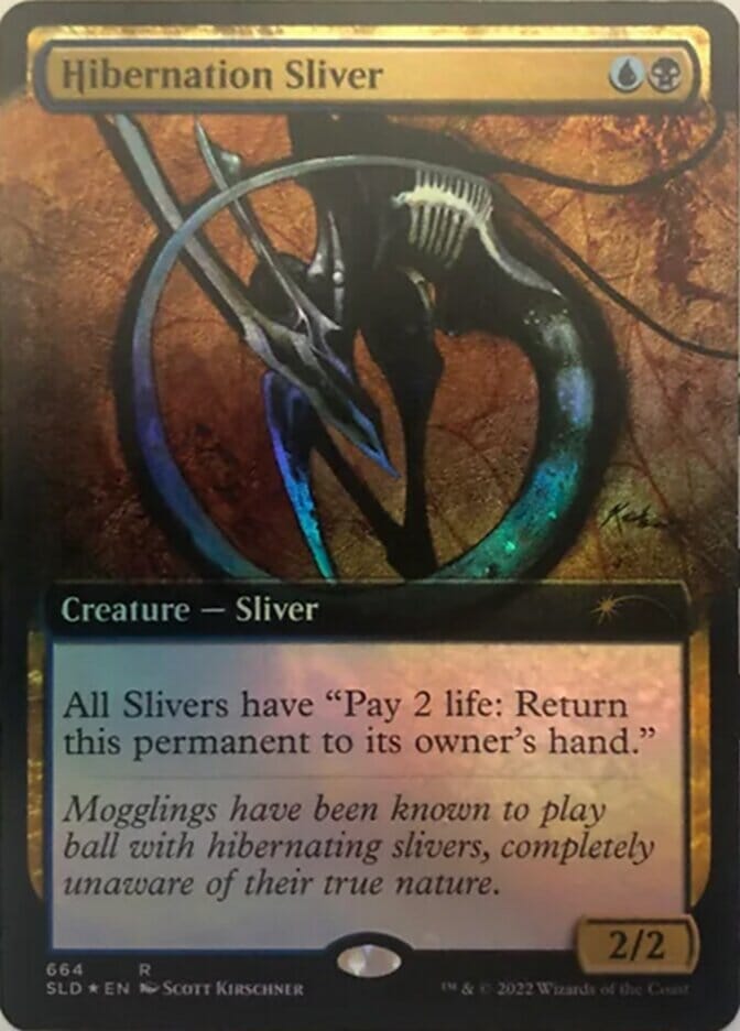 Hibernation Sliver (Extended Art) [Secret Lair Drop Promos] MTG Single Magic: The Gathering  | Multizone: Comics And Games