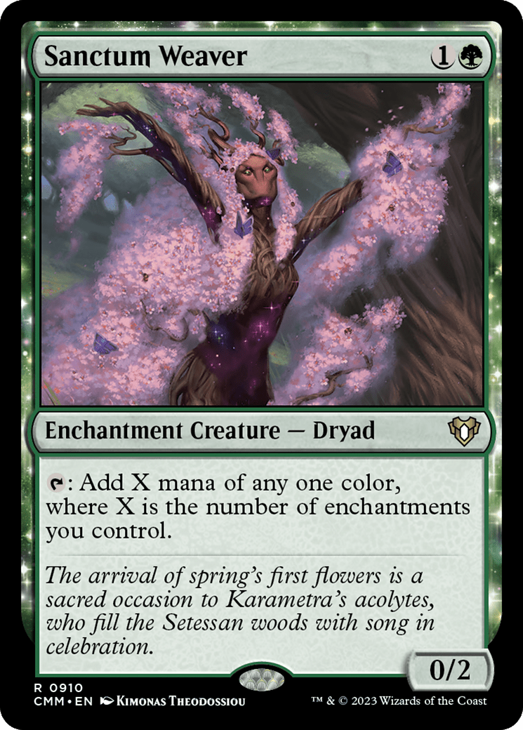 Sanctum Weaver [Commander Masters] MTG Single Magic: The Gathering  | Multizone: Comics And Games