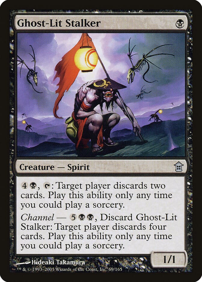 Ghost-Lit Stalker [Saviors of Kamigawa] MTG Single Magic: The Gathering  | Multizone: Comics And Games