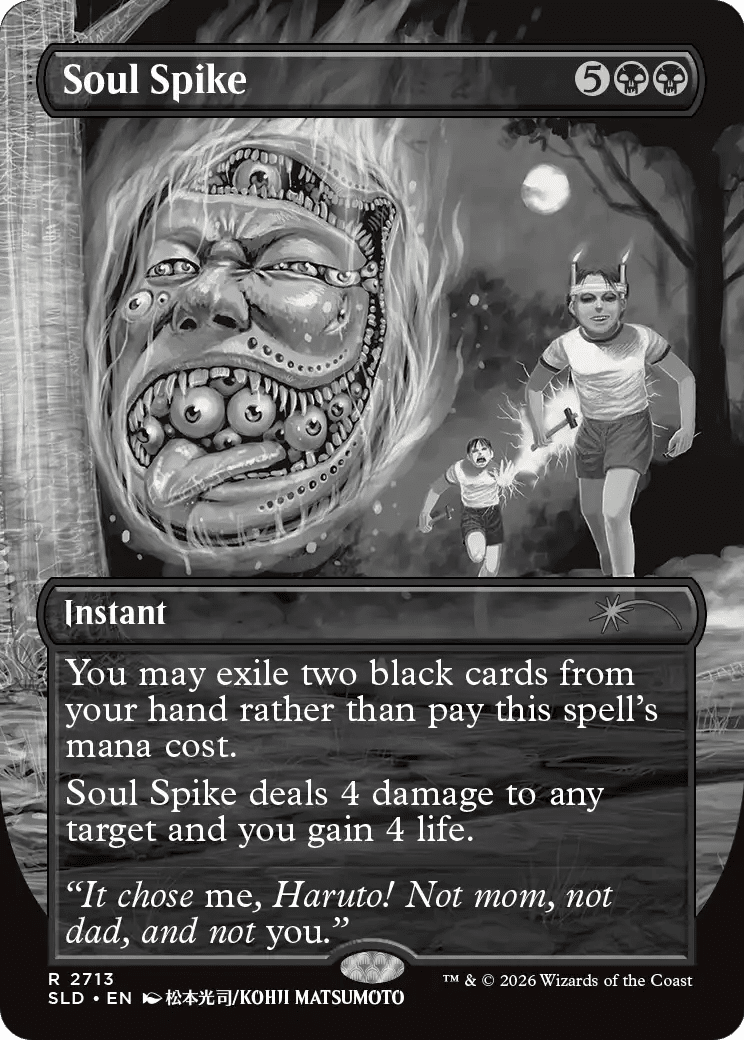 Soul Spike [Secret Lair Drop Series] MTG Single Magic: The Gathering  | Multizone: Comics And Games