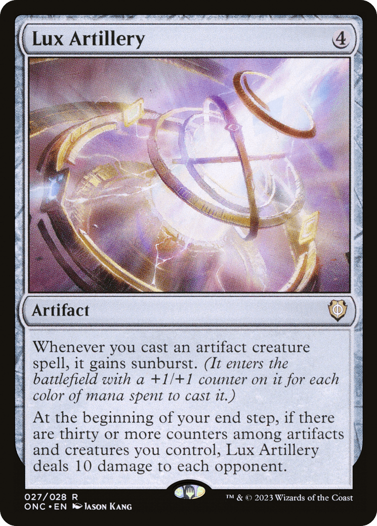 Lux Artillery [Phyrexia: All Will Be One Commander] MTG Single Magic: The Gathering  | Multizone: Comics And Games