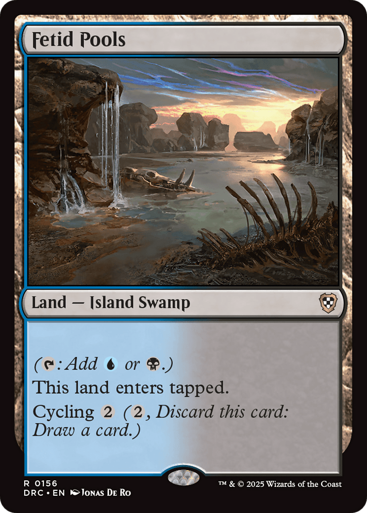 Fetid Pools [Aetherdrift Commander] MTG Single Magic: The Gathering  | Multizone: Comics And Games